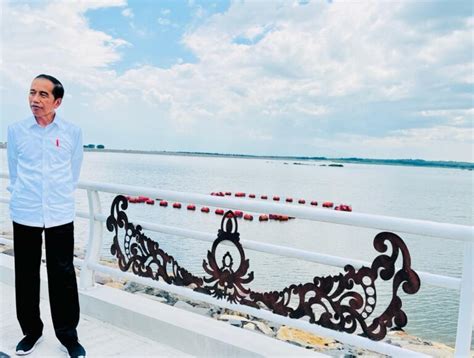 FOTO Presiden Jokowi Resmikan Bendungan Semantok Di Nganjuk