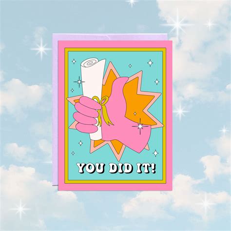 You Did It Diploma Card – Party Mountain Paper Co.