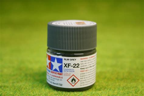 Tamiya Color RLM GREY Acrylic Mini Paint XF22 10mls ARCANE Scenery