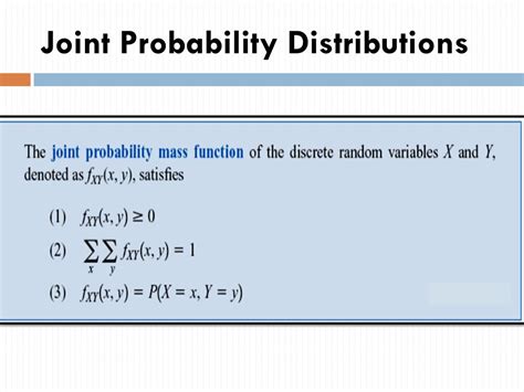 Ppt Joint Probability Distribution Powerpoint Presentation Free