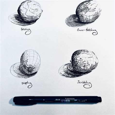 Learn To Draw 3d Forms Understanding Value Shapes Pen And Ink Shading Techniques With