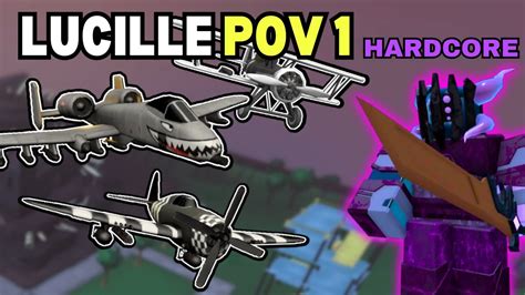 TRIO HARDCORE LUCILLE POV Tower Defense Simulator YouTube