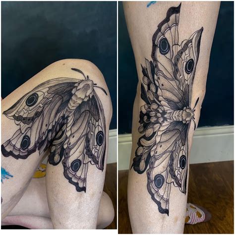 Moth By Gitta Mikk Bleed And Bloom Tattoo In Broomfield Colorado R