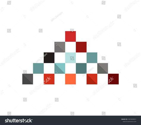 Cube Symbol Isolated On White Illustration Stock Illustration ...