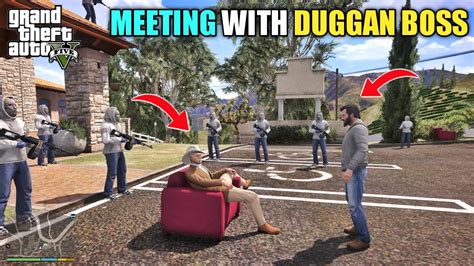 GTA 5 MICHAEL PRESIDENT MEETING WITH DUGGAN BOSS BB GAMING YouTube