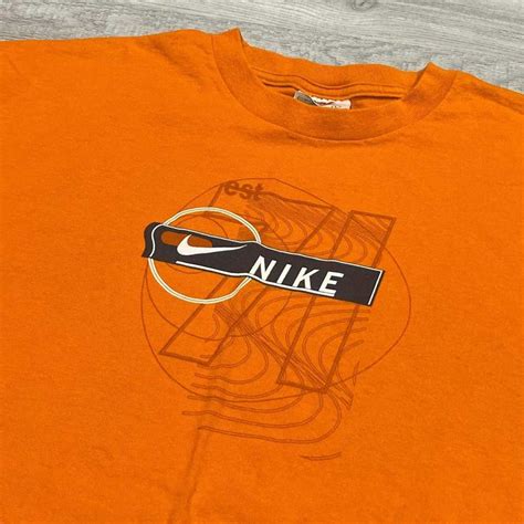 Vintage 1990s Nike Swoosh Logo Shirt Gem