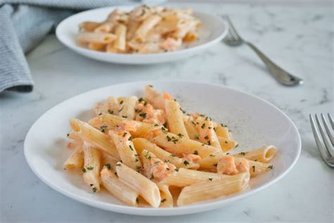 Pasta con Salmón Ahumado Receta ekilu