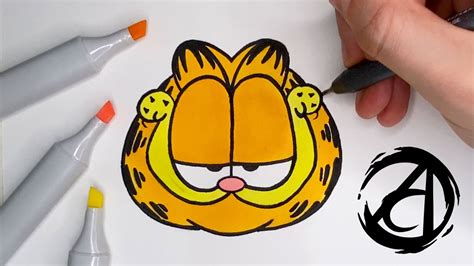 Como Desenhar O Garfield A Dai Oliveira Youtube