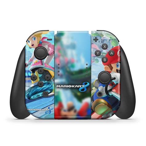 Kit Nintendo Switch Oled Skin E Capa Anti Poeira Mario Kart Pop