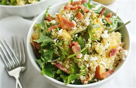 Bacon Quinoa Salad With Lemon Dijon Dressing Erren S Kitchen