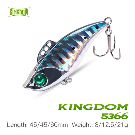 Kingdom Sinking VIB Fishing Lure 8g 12 5g 21g 45mm 45mm 60mm Artificial