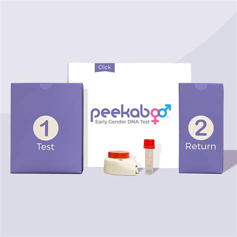 Peekaboo At Home Early Gender Dna Test Click Express