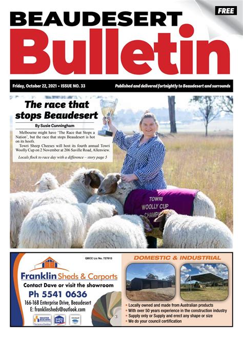 Beaudesert Bulletin 22 October Editon 33 By Beaudesertbulletin Issuu