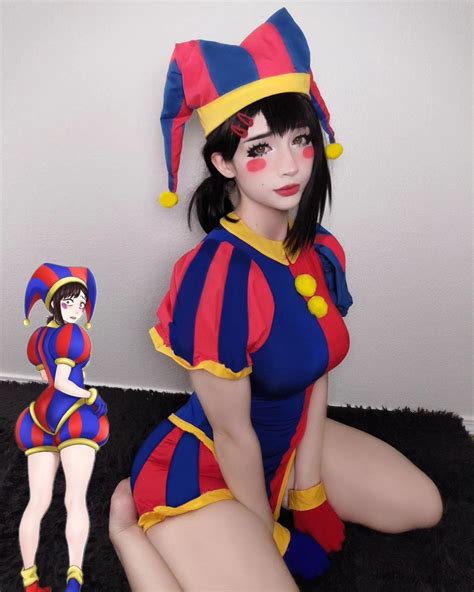 Skyexsummers As Pomni X Kobeni R Cosplay Women