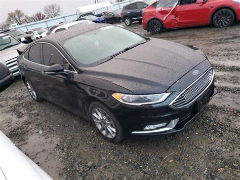 2017 Ford Fusion Se Phev Photos Ca Sacramento Repairable Salvage Car Auction On Thu Jan