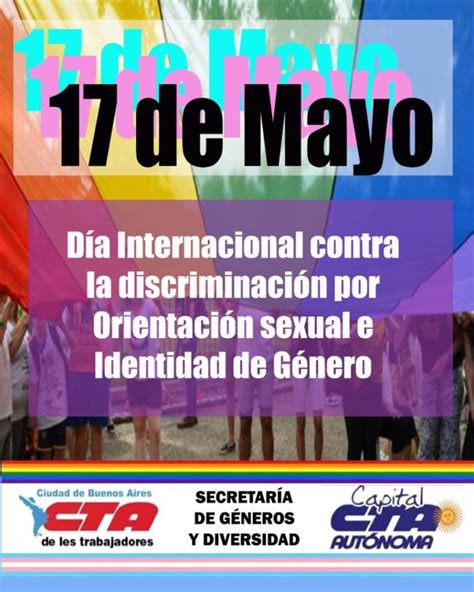 17 de mayo Día Internacional de la Lucha contra la Discriminación por