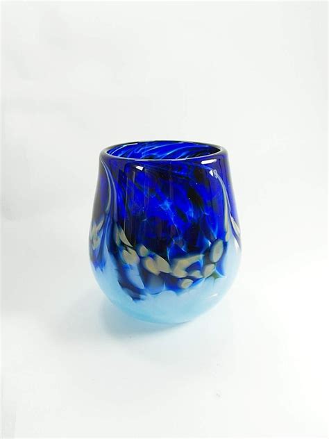 Hand Blown Stemless Wine Glasses Foter