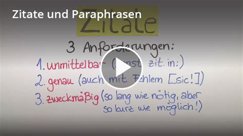 Paraphrasieren Definition Zusammenfassung Easy Schule