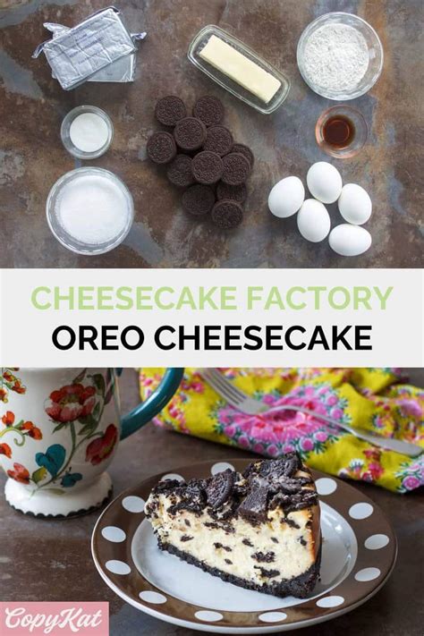 Oreo Cheesecake (Cheesecake Factory) - CopyKat Recipes