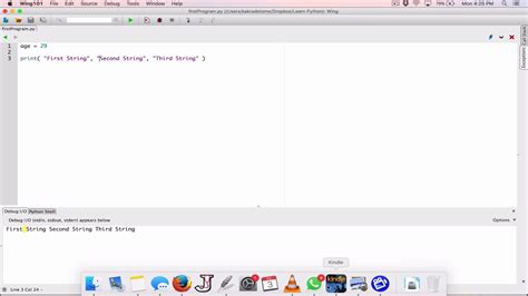 8 Displaying Multiple Arguments With The Print Function Learn Python Youtube