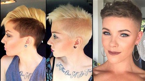 Cortes De Pelo Rapado Corte De Pelo Extremo Mujer Corte De Pelo