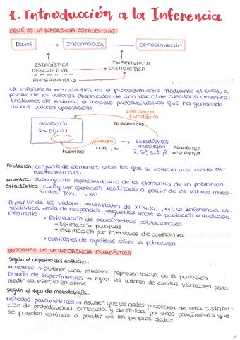 Tema 1 Introduccion A La Inferencia Estadistica Pdf