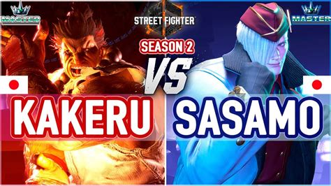 SF6 Kakeru Akuma Vs Sasamo Ed SF6 High Level Gameplay YouTube