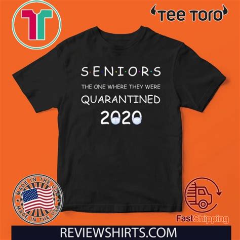 Class Of 2020 Graduation Senior Quarantine Official T Shirt