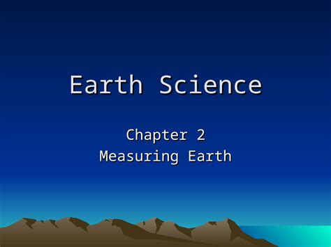 Ppt Earth Science Chapter Measuring Earth Shape Of Earth Evidence