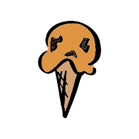 Icecream Cone Sticker by Ample Hills Creamery for iOS & Android | GIPHY