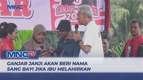 Hamil Tua Seorang Perempuan Nekat Sambangi Ganjar Pranowo Di Sleman