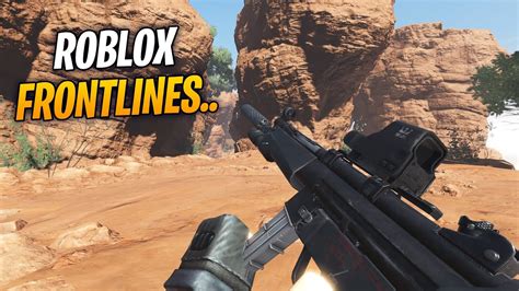 LE FPS LE PLUS RÉALISTE DE ROBLOX Frontlines YouTube