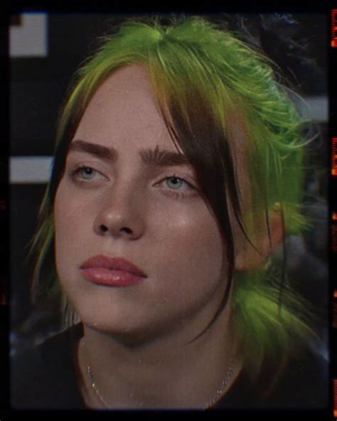 billie eilish | Billie, Billie eilish, Green hair