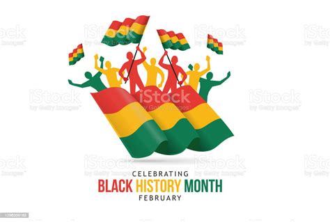 Black History Month Celebrate Vector Illustration Design Graphic Black