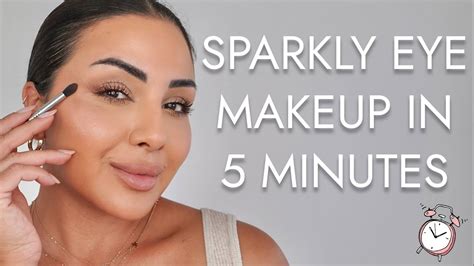 Sparkly Eye Makeup Tutorial In 5 Minutes Nina Ubhi Youtube