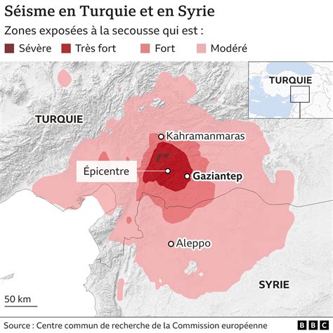 Cartograf fr Actualités Le Séisme en Turquie et en Syrie