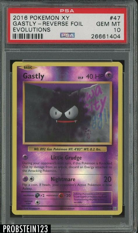 Gastly Pokemon Card Value The Shoot