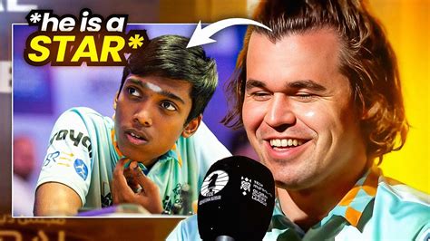 Magnus Carlsen Praises Praggnanandhaa Youtube