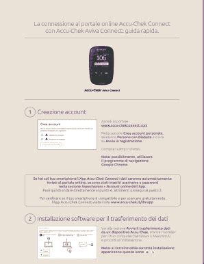Fillable Online La Connessione Al Portale Online Accu Chek Connect Fax