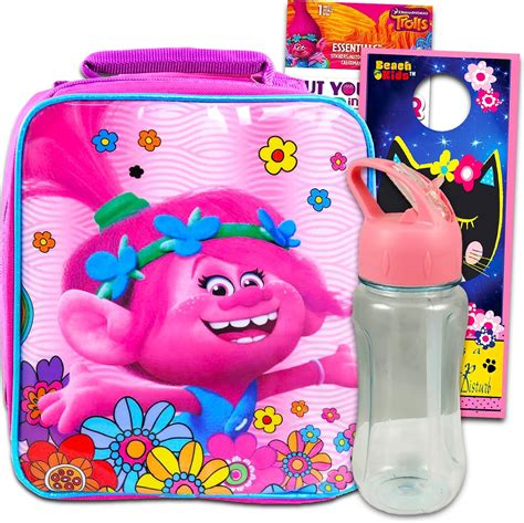 Trolls Juego De Lonchera Y Botella De Agua Para Ni As Paquete De