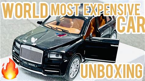 World Most Expensive Toy Car Rolls Royce Cullinan Unboxing Luxurycars