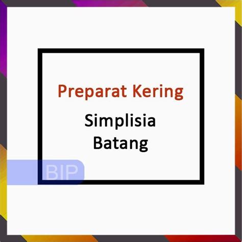jual preparat kering simplisia batang shopee indonesia