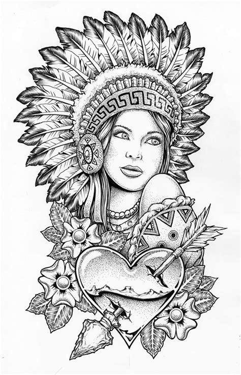 Tattoo Coloring Pages Printable