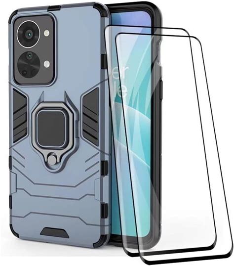 Coque et Verre Trempé pour OnePlus Nord 2T Housse Antichoc Dual Layer