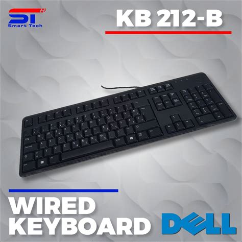 Dell Kb212 B External Usb Wired Slim Keyboard Us English Black Original Box Packed Shopee