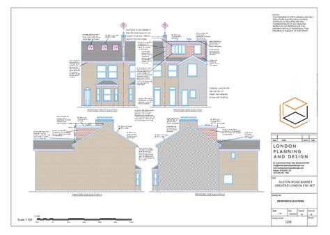 Dormer Loft Conversion Building Regulations Drawings North London