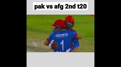 Afghanistan Vs Pakistan T20i 2nd T20i Match Youtube