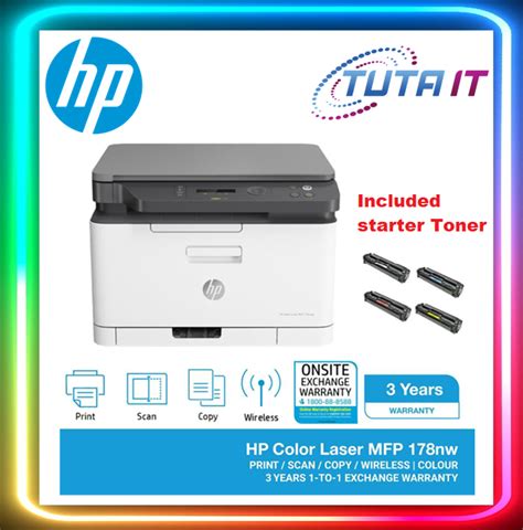 HP Color Laser MFP 178NW Printer HP Color Laser MFP 179FNW All In One