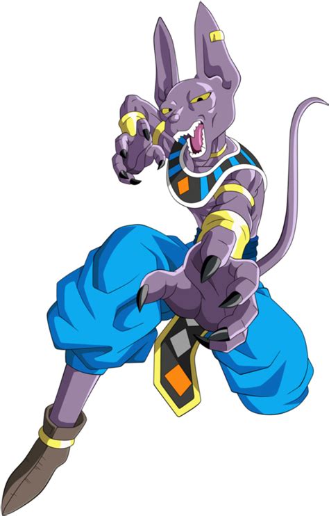 Beerus Character Dragon Ball Anime Art Png Photo