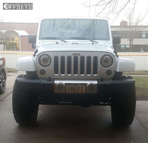 2017 Jeep Wrangler With 20x10 18 Fuel Battle Axe And 35125r20